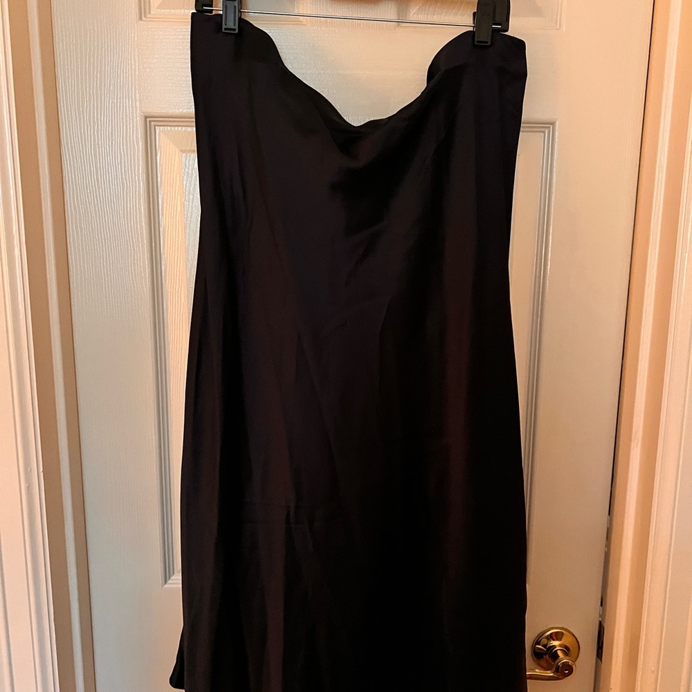 Quince Midnight Blue Midi Skirt